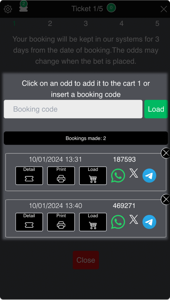 2. How to book a bet